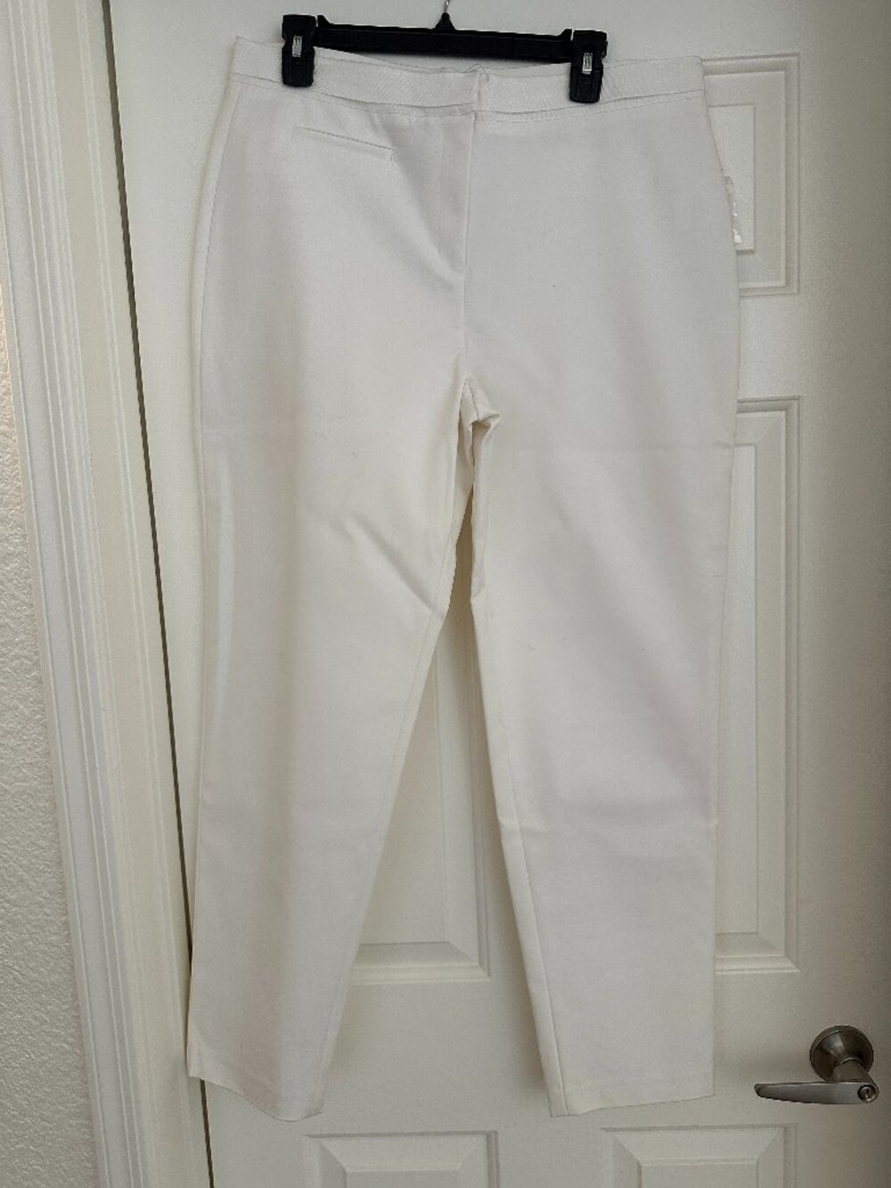 Badgley Mischka high-waisted, tailored ankle trousers